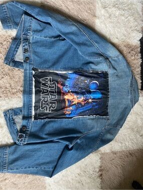 Her Universe Star Wars Blue Denim Women's  Plus Panel Jacket